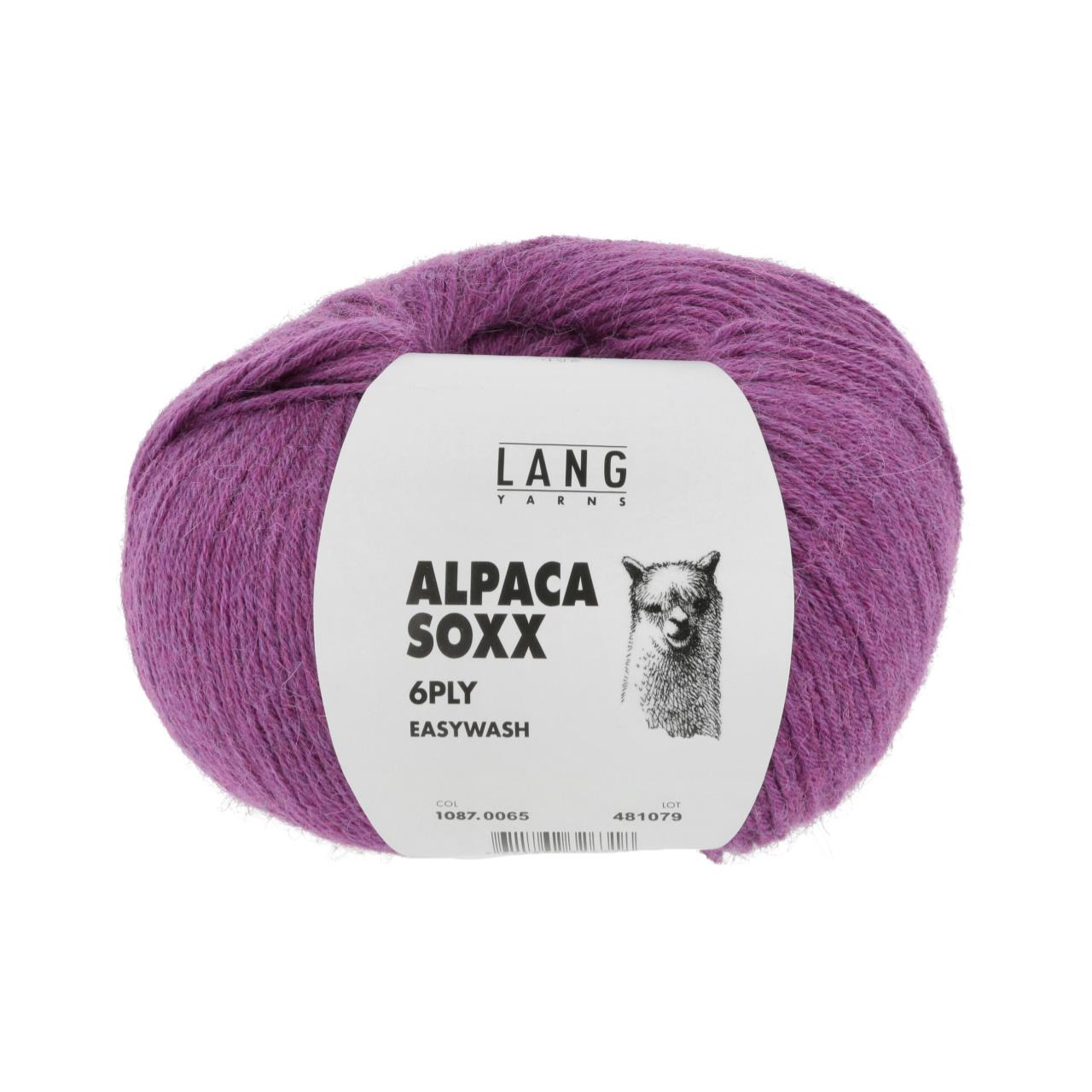 Alpaca Soxx 6-Fach 65 Pink Mélange