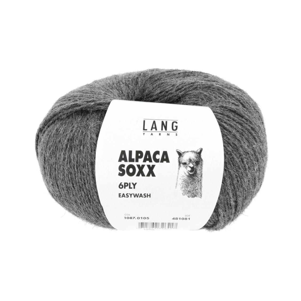 Alpaca Soxx 6-Fach 105 Dunkelgrau Mélange