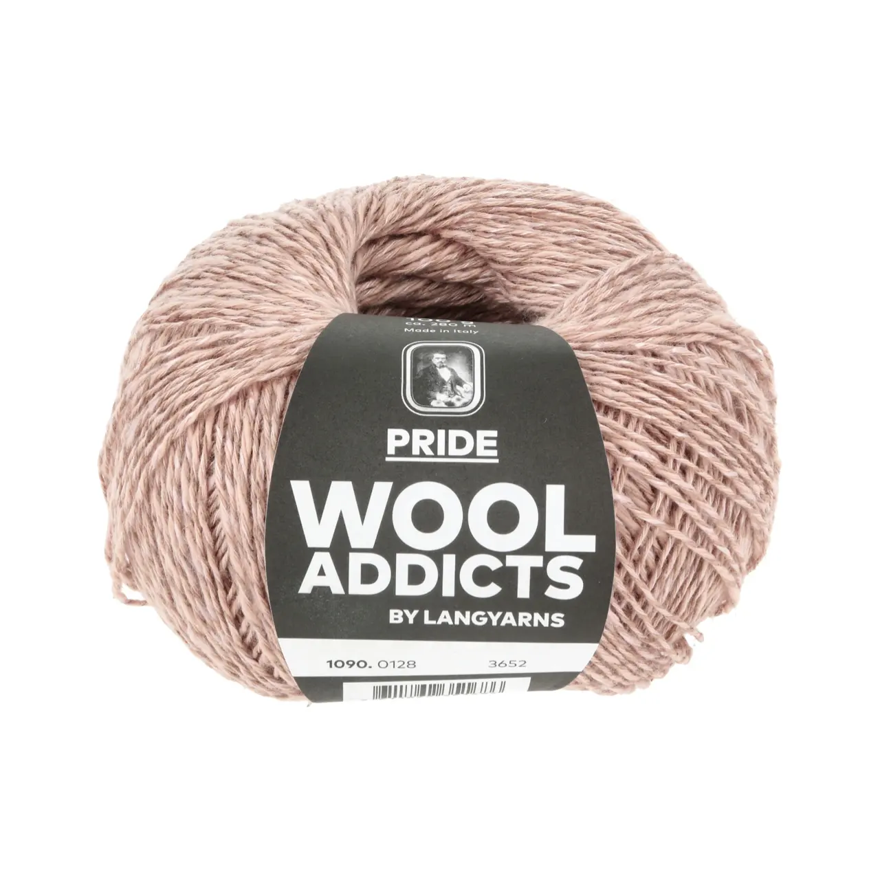 Pride 128 Oyster von Lang Yarns. Pride is a beautiful yarn made of linen cotton and just a small percentage of viscose. The composition is not only breath-taking but it’s also a breathable material. This is a yarn you might wish to spend a lifetime with…