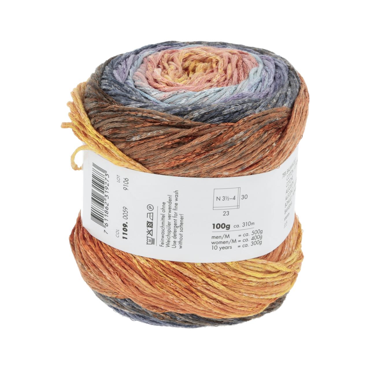 Paradise 59 Orange/Gelb/Lila