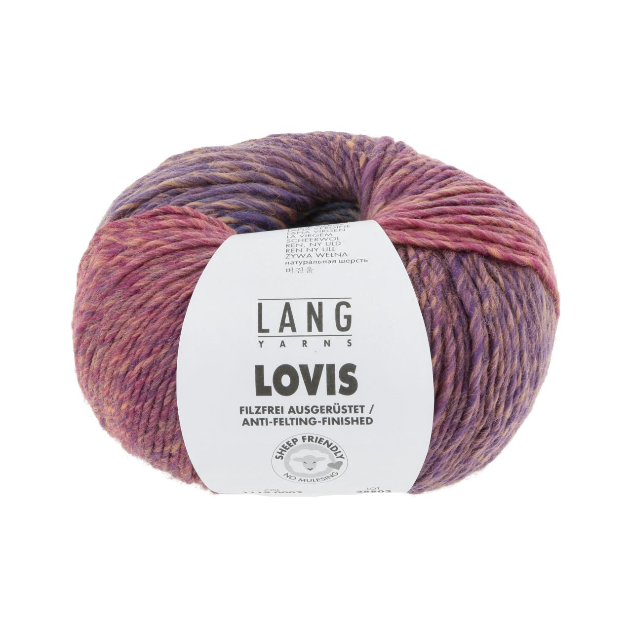 Lovis 2 Fuchsia/Blau/Orange