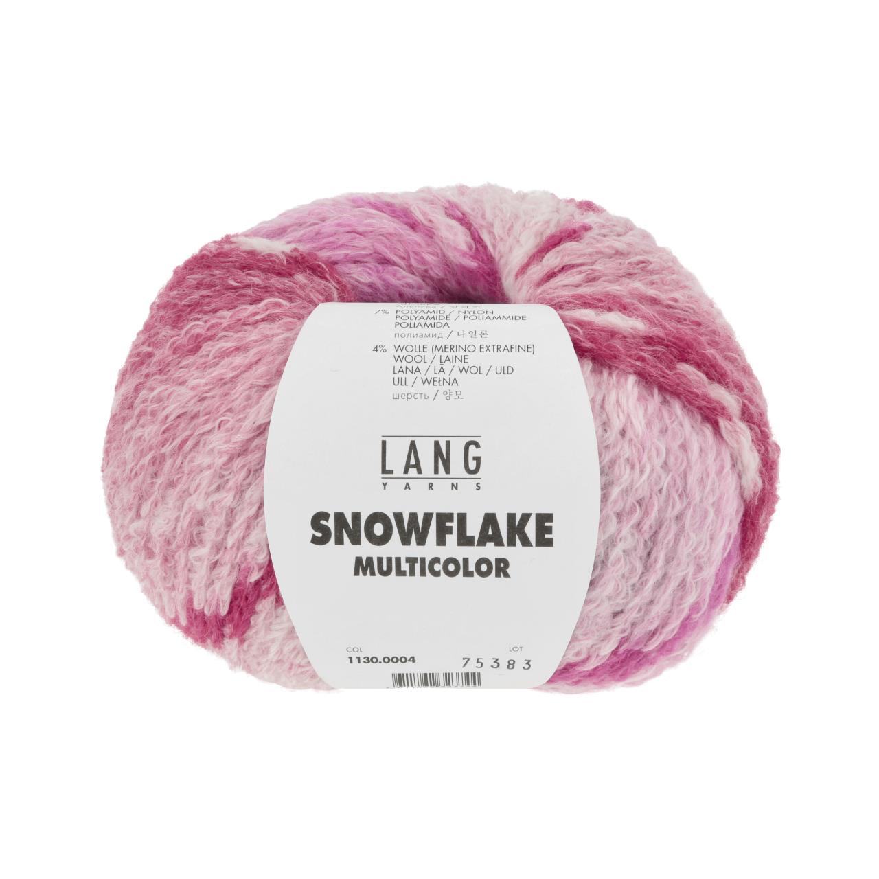 Snowflake Multicolor 4 Violett/Pink/Rot