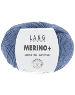 Merino+ <br>334 Jeans Mittel Mélange