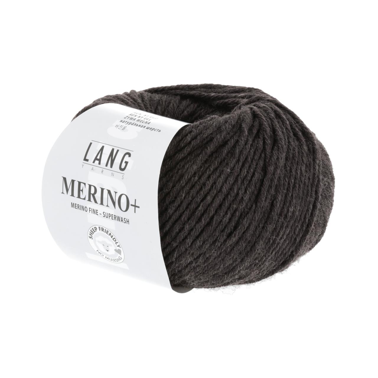 Merino+ 368 Dunkelbraun Mélange