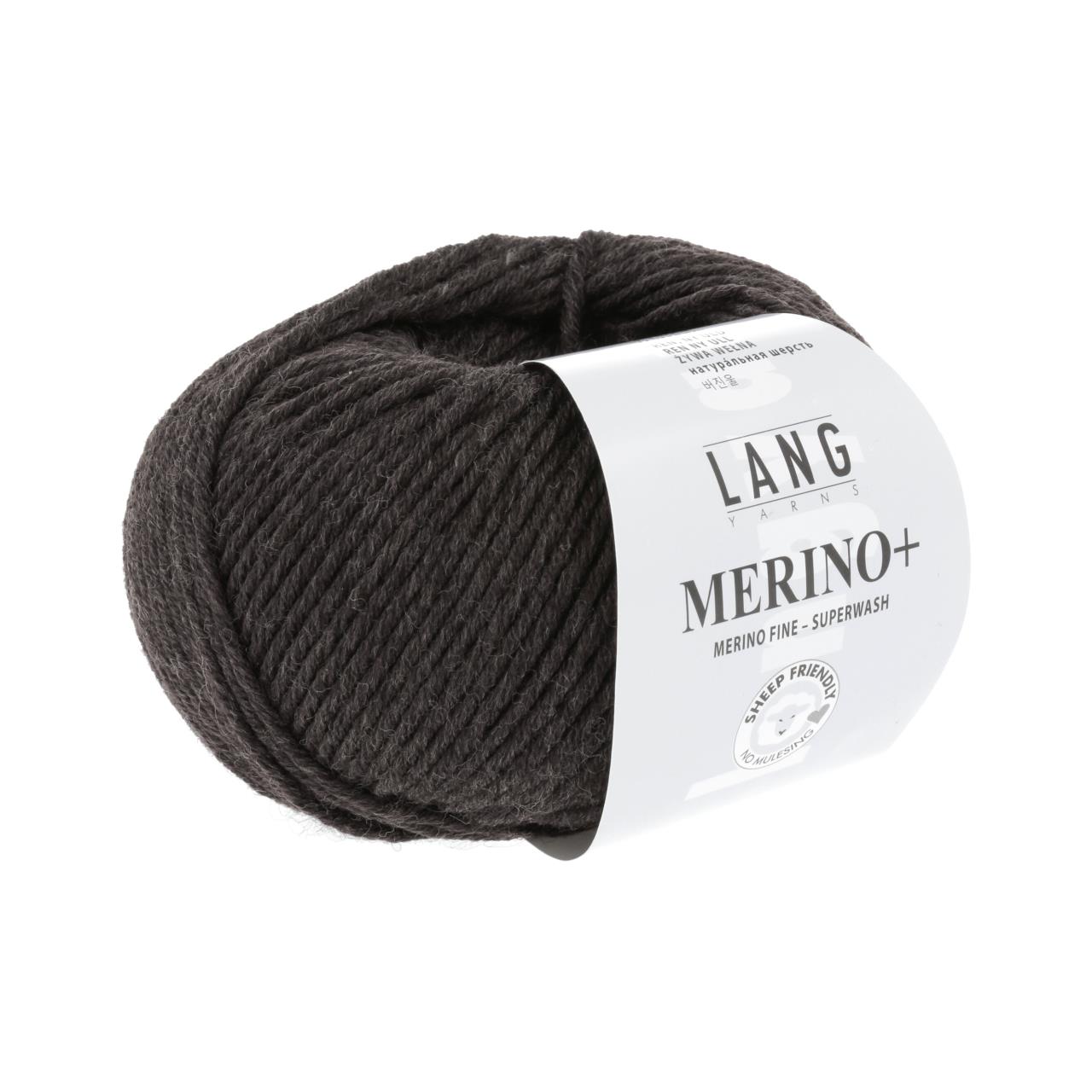Merino+ 368 Dunkelbraun Mélange