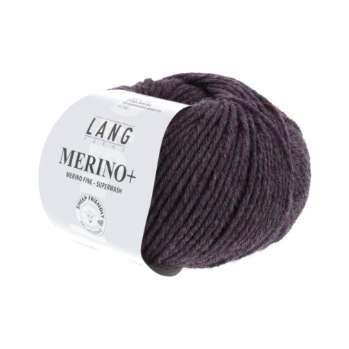 Merino+ 380 Aubergine Mélange