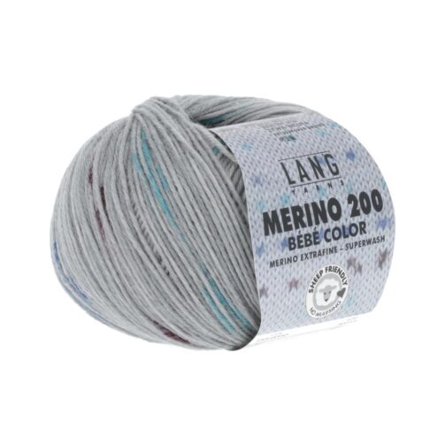 Merino 200 Bebe Color 310 Grau-Blau