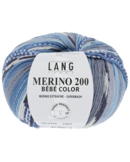 Merino 200 Bebe Color <br/>333 Jeans/<wbr>Grau