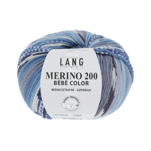 Merino 200 Bebe Color 333 Jeans/Grau