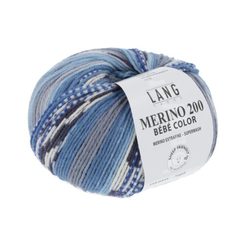 Merino 200 Bebe Color 333 Jeans/Grau
