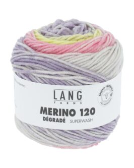 Merino 120 Dégradé <br />15 Rosa/<wbr>Gelb