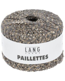 Paillettes <br  />3 Grau/<wbr>Gold