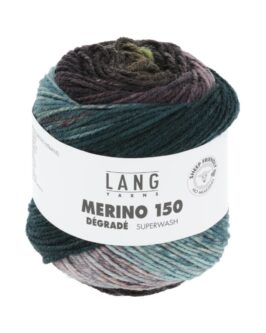 Merino 150 Dégradé <br  />5 Mint/<wbr>Bordeaux/<wbr>Blau