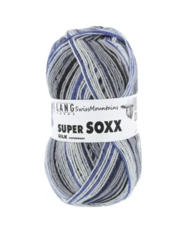 Super Soxx Silk Color 4-Fach <br/>410 Grau/<wbr>Blau 1127 Jungfrau