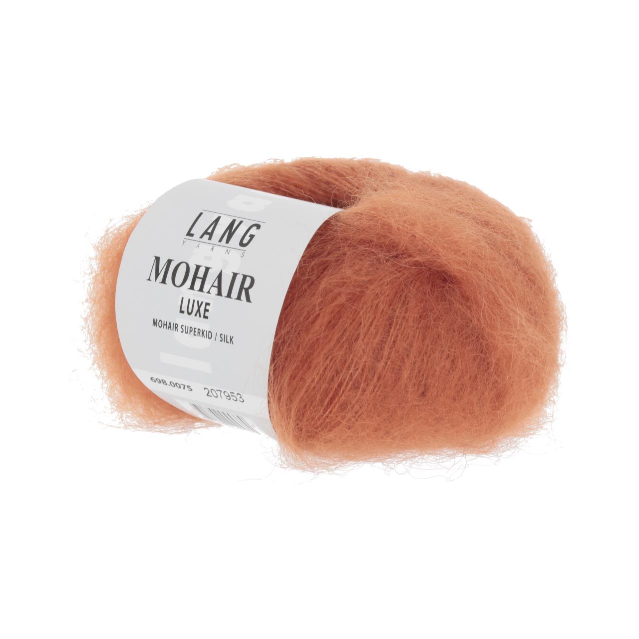 Mohair Luxe 75 Dunkel Orange