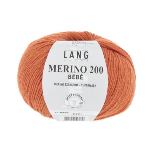 Merino 200 Bebe 359 Orange