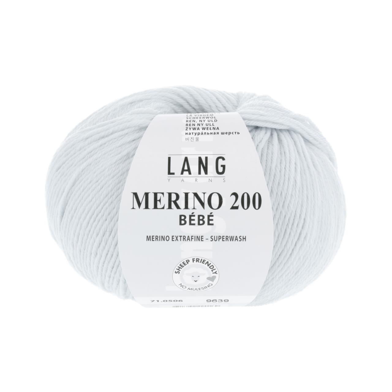 Merino 200 Bebe 506 Baby Blau