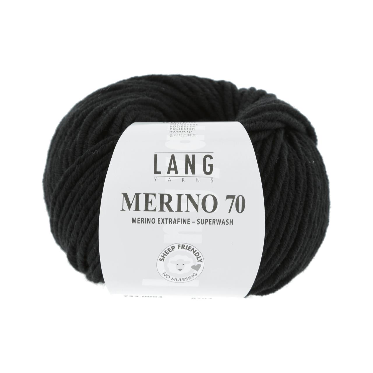 Merino 70 4 Schwarz