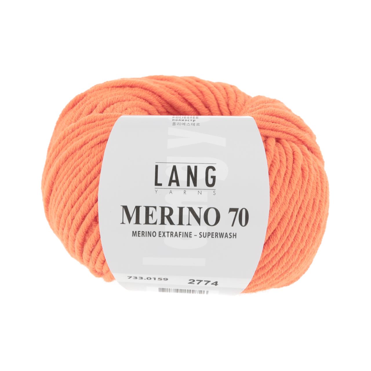 Merino 70 159 Orange Neon