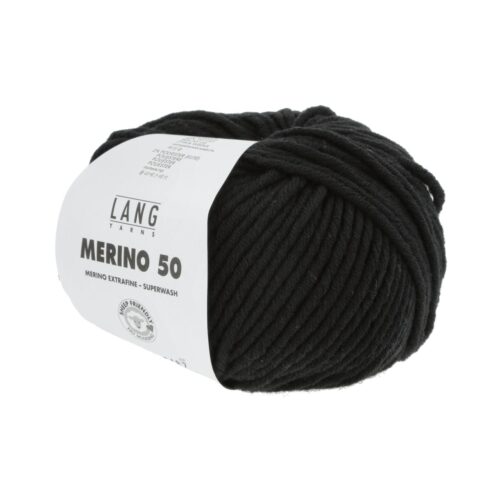 Merino 50 4 Schwarz