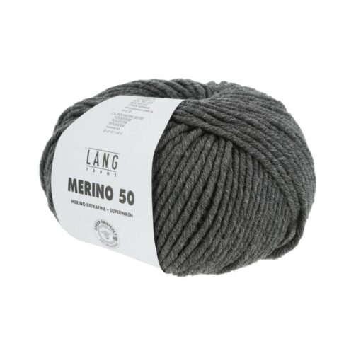 Merino 50 5 Dunkelgrau Mélange