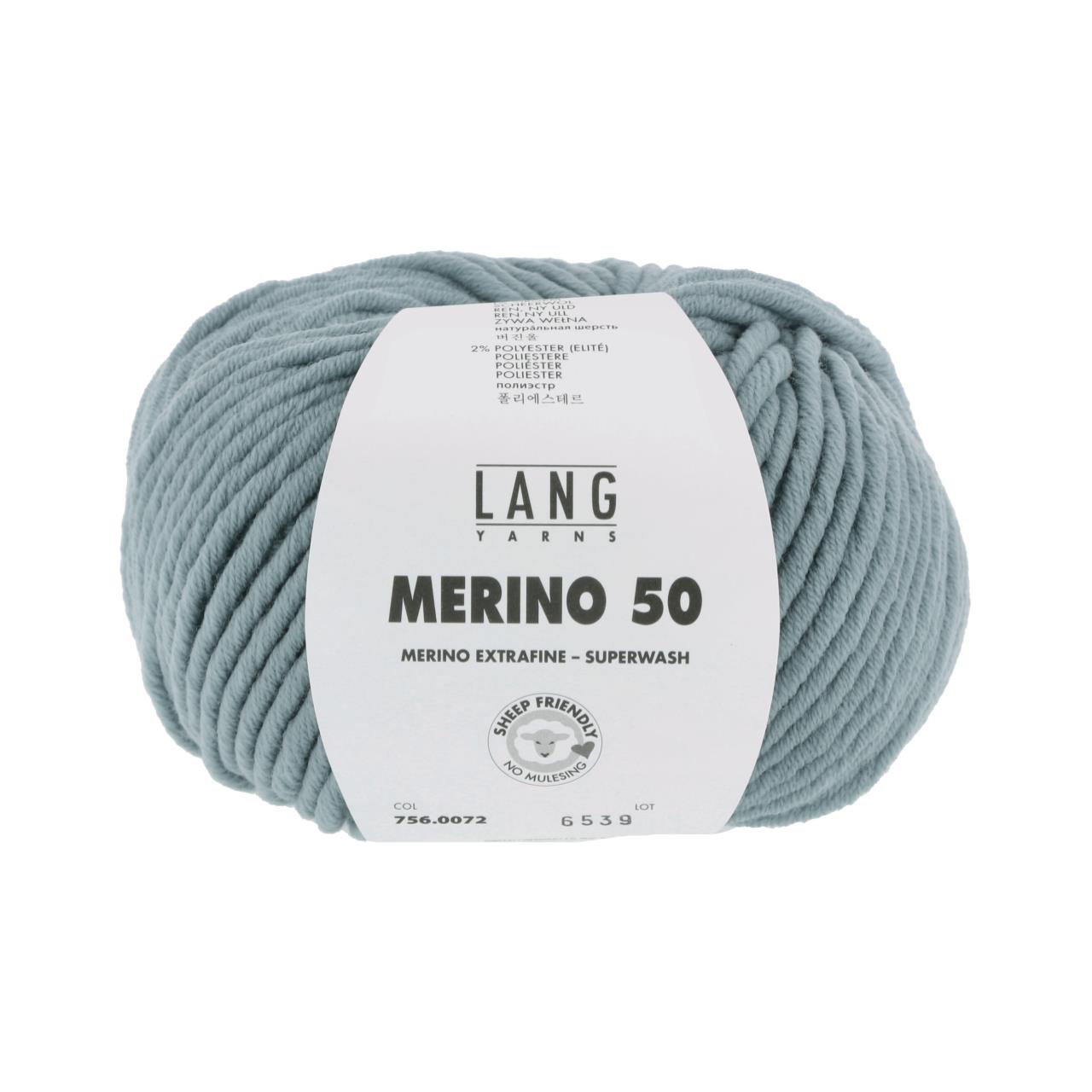 Merino 50 72 Mint Dunkel