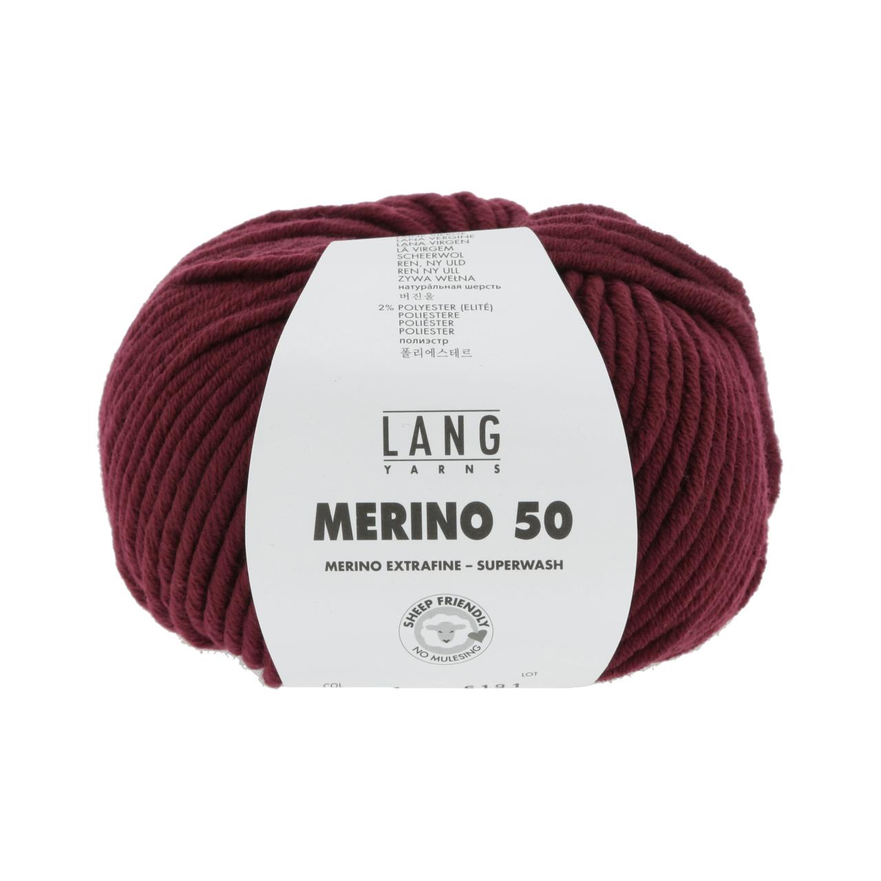Merino 50 164 Bordeaux