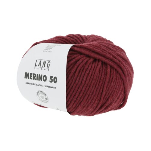 Merino 50 362 Dunkelrot Mélange
