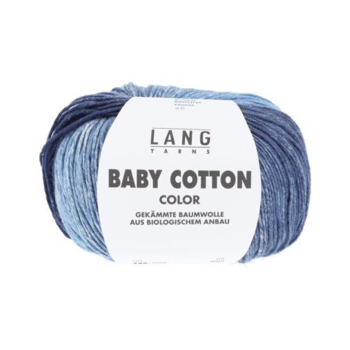 Baby Cotton Color 206 Blau/Hellblau