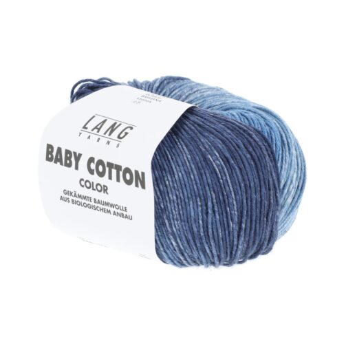 Baby Cotton Color 206 Blau/Hellblau
