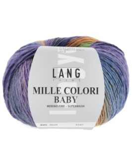 Mille Colori Baby <br />25 Dunkelviolett/Grün/Gelb