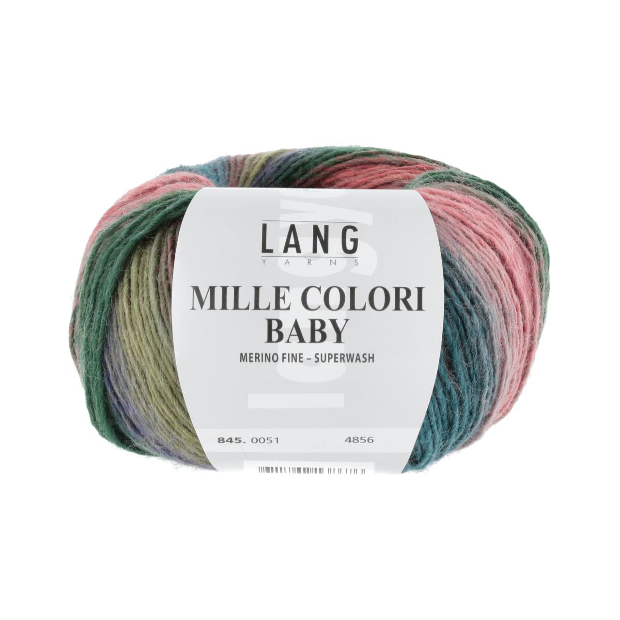 Mille Colori Baby 51 Bunt/Violet/Olive