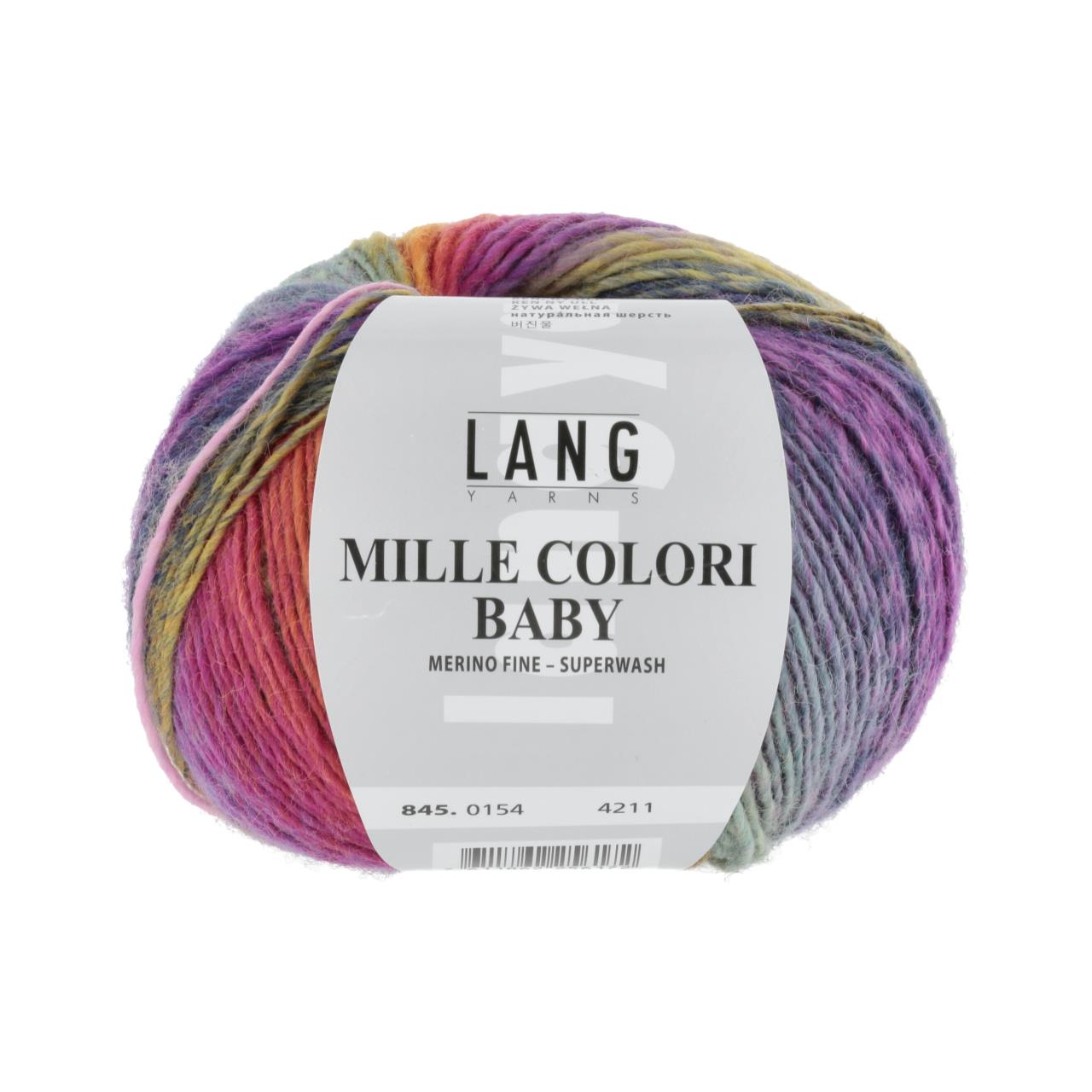 Mille Colori Baby 154 Bunt Gelb/Violett/Grün