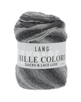 Mille Colori Socks & Lace Luxe <br  />3 Hellgrau/<wbr>Anthrazit-Silber