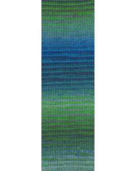 Mille Colori Socks & Lace Luxe<br />17 Grün/Blau/Grau