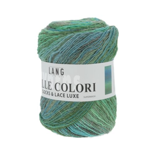 Mille Colori Socks & Lace Luxe 17 Grün/Blau/Grau