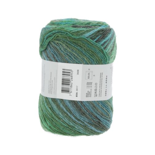 Mille Colori Socks & Lace Luxe 17 Grün/Blau/Grau