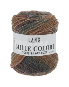 Mille Colori Socks & Lace Luxe<br />28 Lachs/Braun/Grün