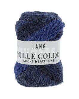 Mille Colori Socks & Lace Luxe <br />35 Marine-Silber
