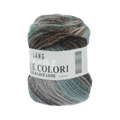 Mille Colori Socks & Lace Luxe 58 Mint/Braun