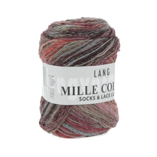 Mille Colori Socks & Lace Luxe 63 Dunkelrot