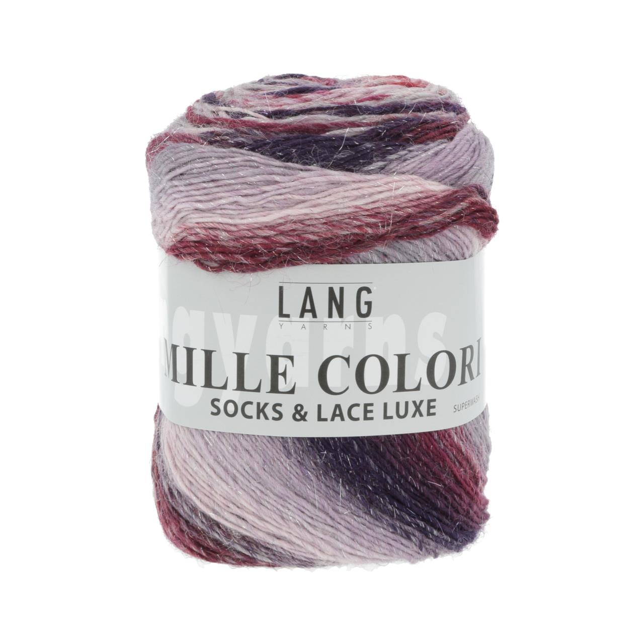 Mille Colori Socks & Lace Luxe 65 Nelke/Rosa/Grau
