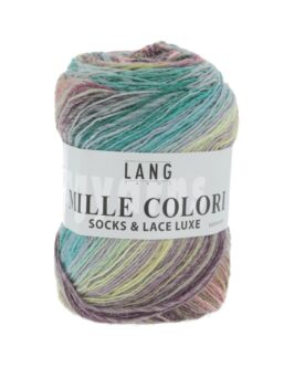 Mille Colori Socks & Lace Luxe <br/>151 Bunt Grün/<wbr>Rosa/<wbr>Lila