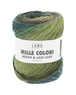 Mille Colori Socks & Lace Luxe <br/>209 Olive/<wbr>Lila/<wbr>Petrol