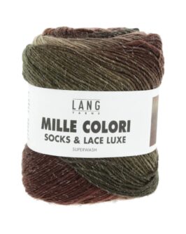 Mille Colori Socks & Lace Luxe <br/>210 Beige/<wbr>Braun/<wbr>Cognac
