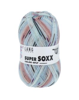 Super Soxx Color 4-Fach <br/>368 Rosa/<wbr>Hellblau 1120 Hera