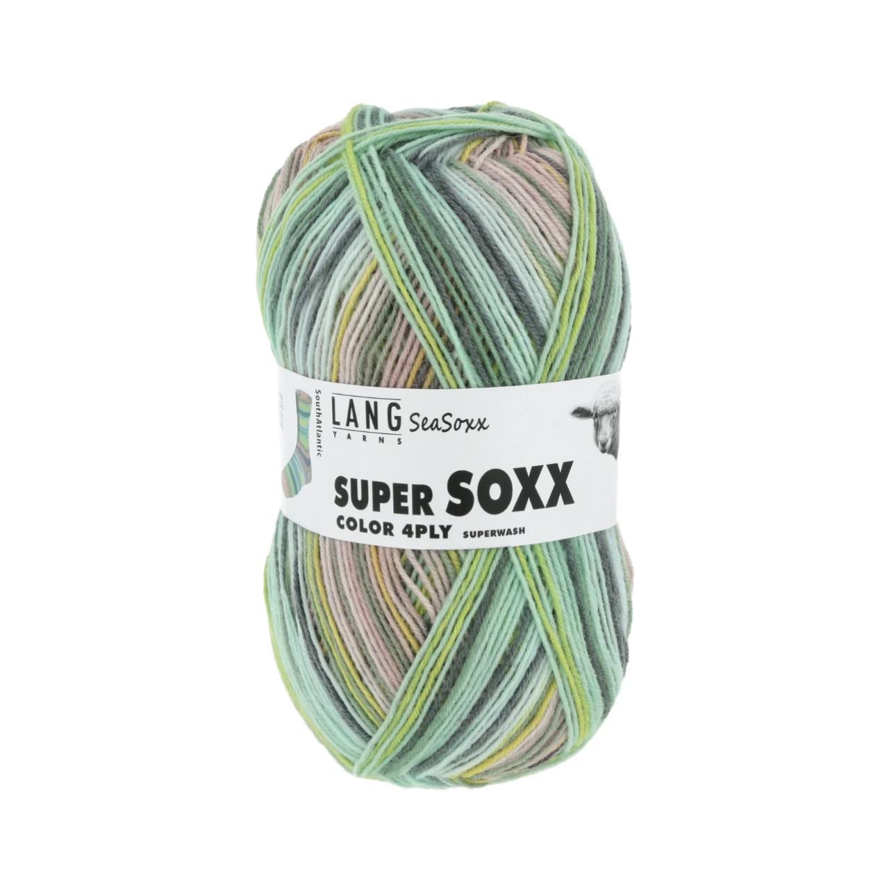 Super Soxx Color 4-Fach 417 Pastell 1128 South Atlantic