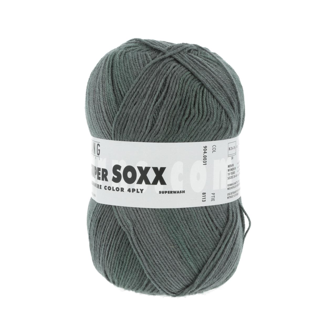 Super Soxx Cashmere Color 31 Grün