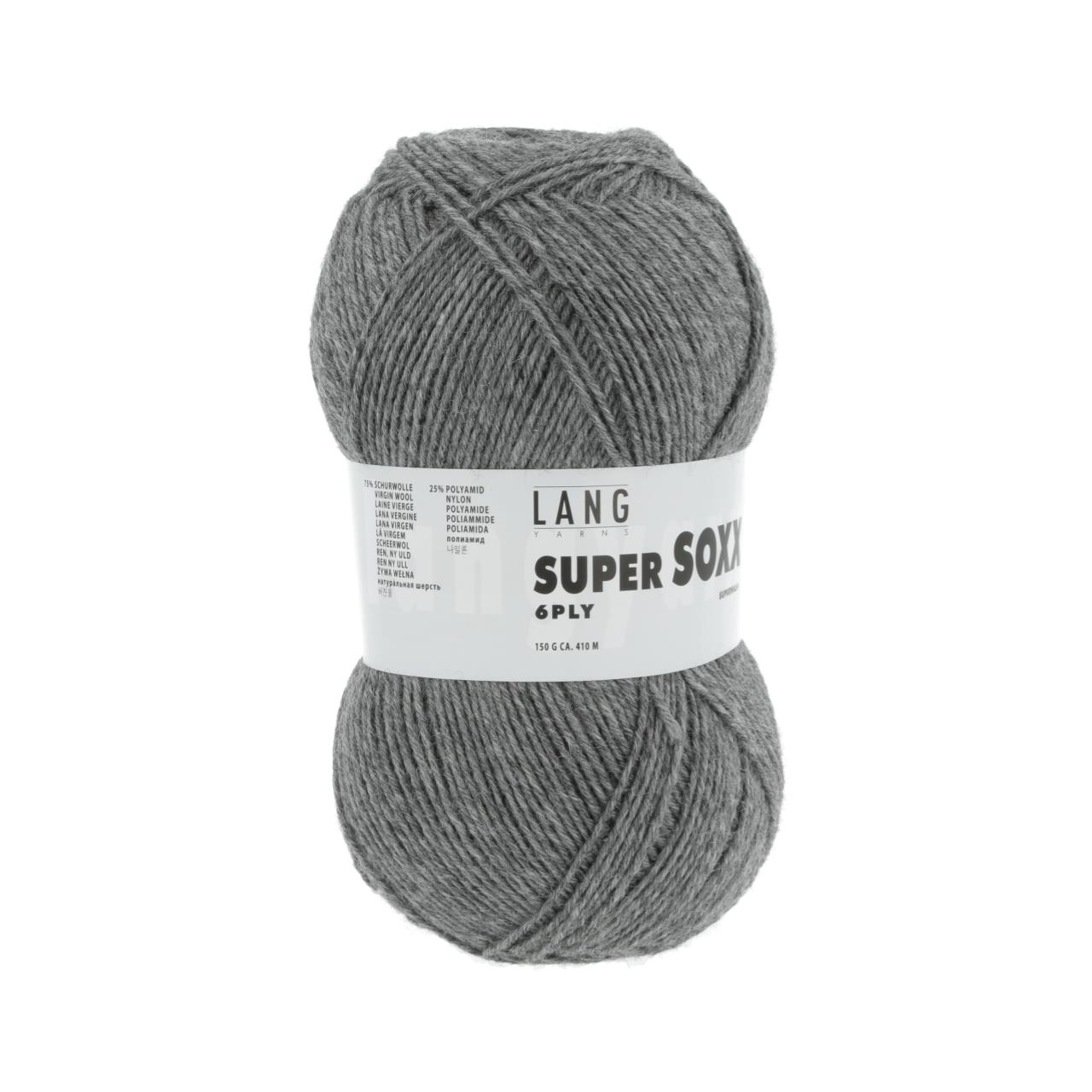 Super Soxx 6-Fach 5 Dunkelgrau Mélange