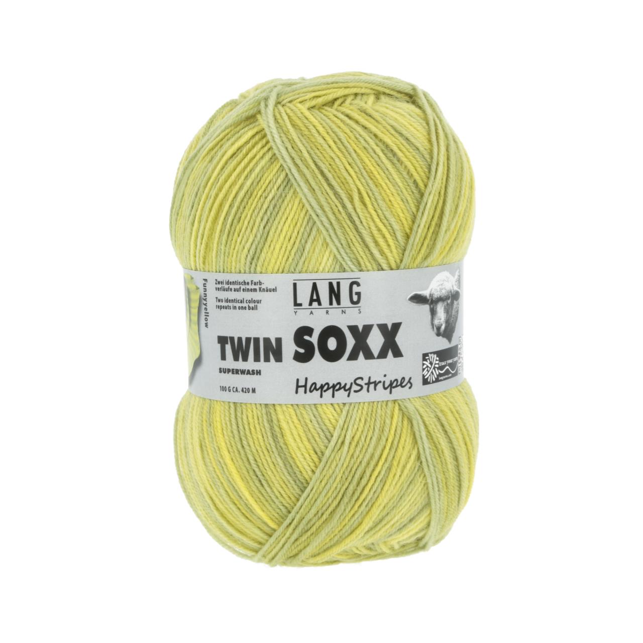 Twin Soxx 4-Fach 238 Funnyyellow 1099